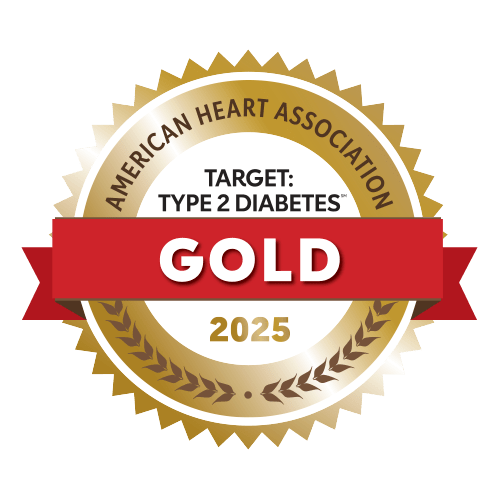 University Hospitals has been recognized by the American Heart Association with its Gold Target: Type 2 Diabetes Award
