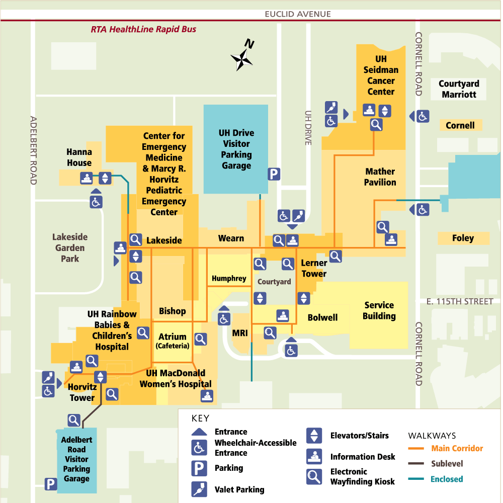 University Of Akron Campus Map - Maps For You