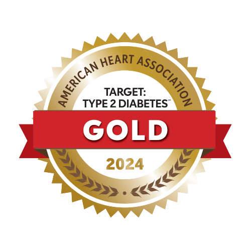 The 2024 American Heart Association’s® Target: Type 2 Diabetes Gold Quality Achievement Award