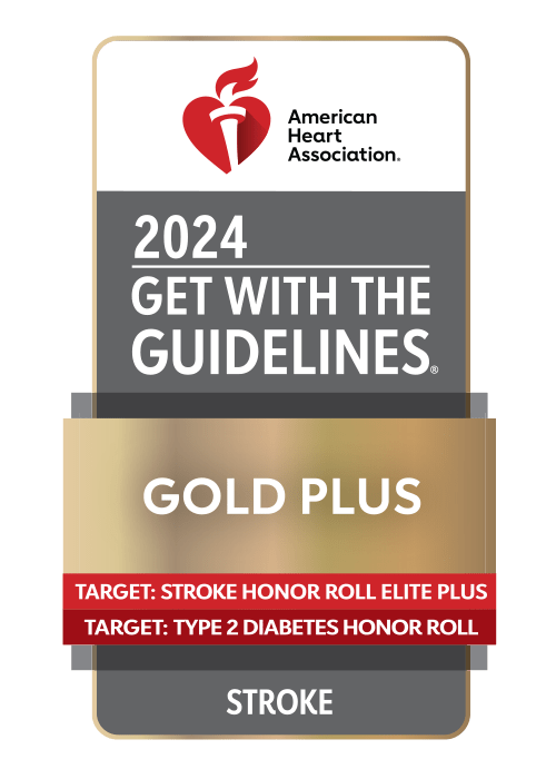 University Hospitals is recognized as Gold Plus by the American Heart Association with its Target: Stroke Honor Roll Elite Plus and Type 2 Diabetes Honor Roll