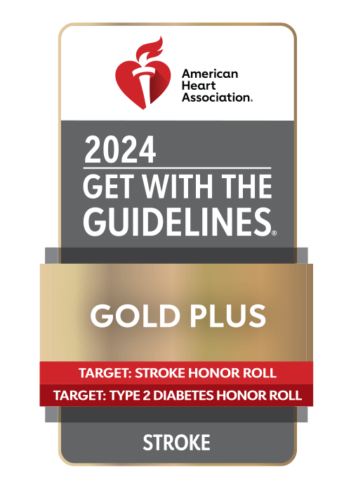 University Hospitals is recognized as Gold Plus by the American Heart Association with its Target: Stroke Honor Roll and Type 2 Diabetes Honor Roll