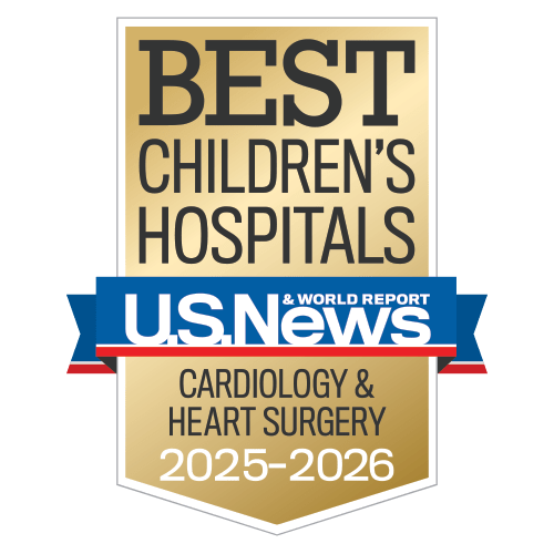 UH Rainbow Babies and Children’s was named a Best Children’s Hospital for Cardiology and Heart Surgery 2025 – 2026 by U.S. News & World Report