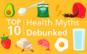 Infographic: Top 10 Health Myths Debunked