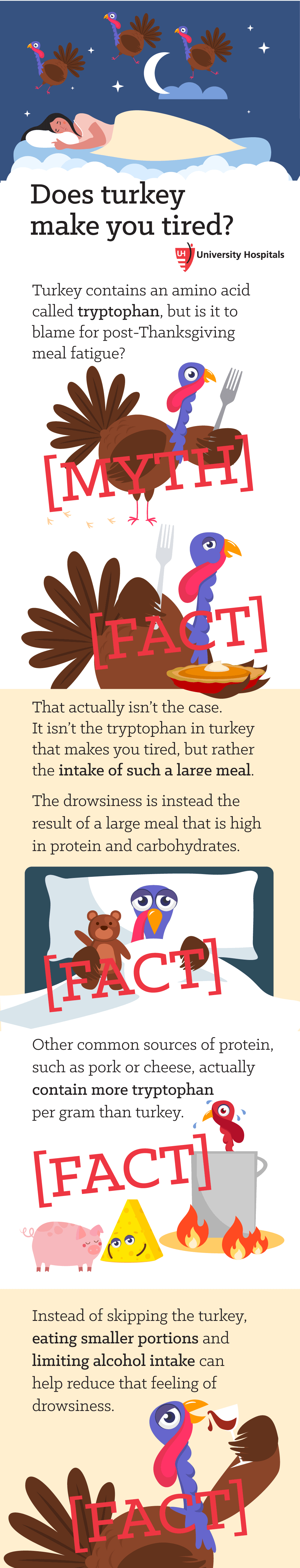 Infographic: Does Turkey Make You Tired?