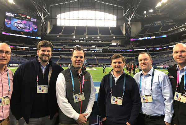 UH Orthopaedic physicians at NFL Combine